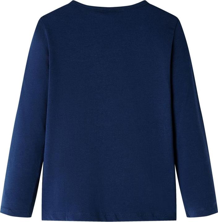 Immagine prodotto VidaXL Camicia da bambino a maniche lunghe blu navy 128,Materiale: 95 % cotone (128)