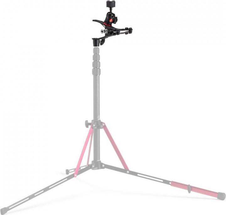 Produktbild Manfrotto Spring Clamp, Universalklammer Cold Shoe mit Kugelkopf und Blitzschuh (Stativklemme)