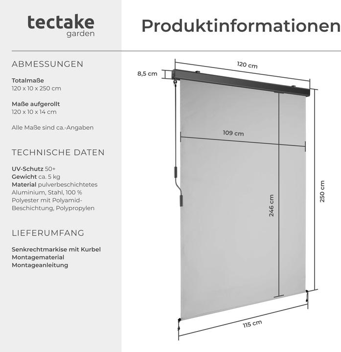 Actual product image tectake Eloise (1.20 m)