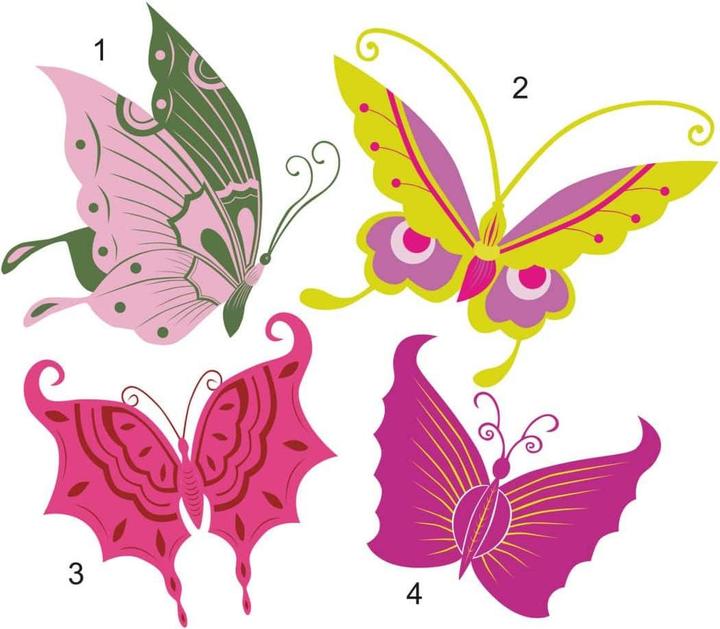 Produktbild Trenddeko Schmetterlinge 2 (60 x 53 cm)