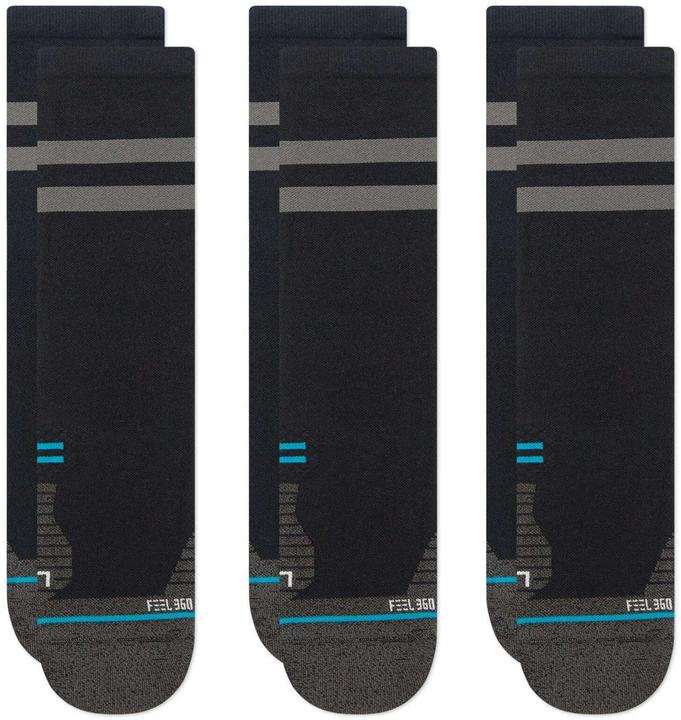 Immagine prodotto Stance Calzini Franchise UL Crew Nero 3-Pack (confezione da 3, 35, 36, 37, 35 - 37)