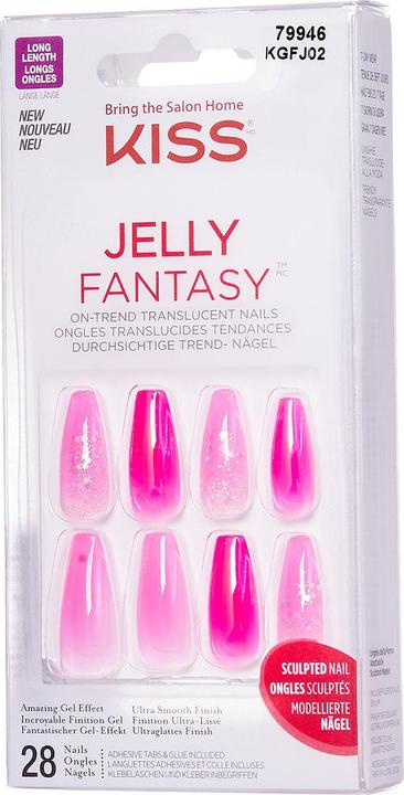 Actual product image KISS Jelly Fantasy Nails Baby (Artificial nails)