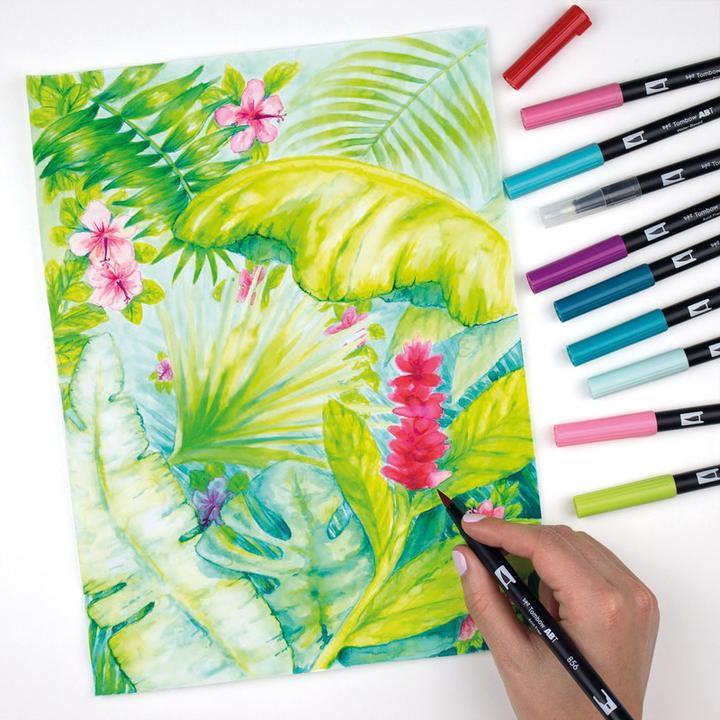 Image du produit Tombow ABT - DUAL-BRUSH-PEN - Coffret cadeau (Vert, 1 x)