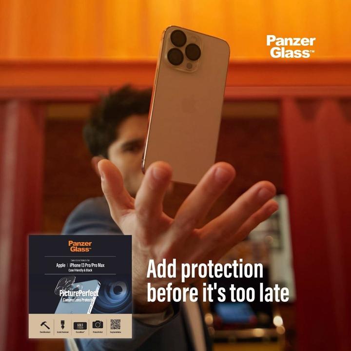 Produktbild PanzerGlass Camera Protector (1 Stück, Apple iPhone 13 Pro Max, Apple iPhone 13 Pro)