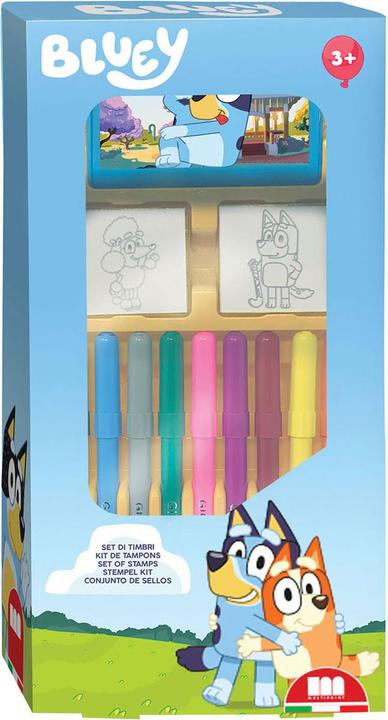 Image du produit Multiprint Set de tampons Bluey avec feutres