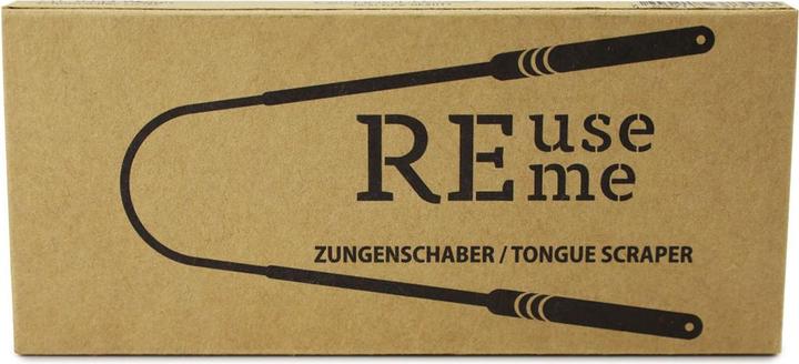 Actual product image ReUseMe Zungenschaber aus Edelstahl (Tongue scraper, 3 x)