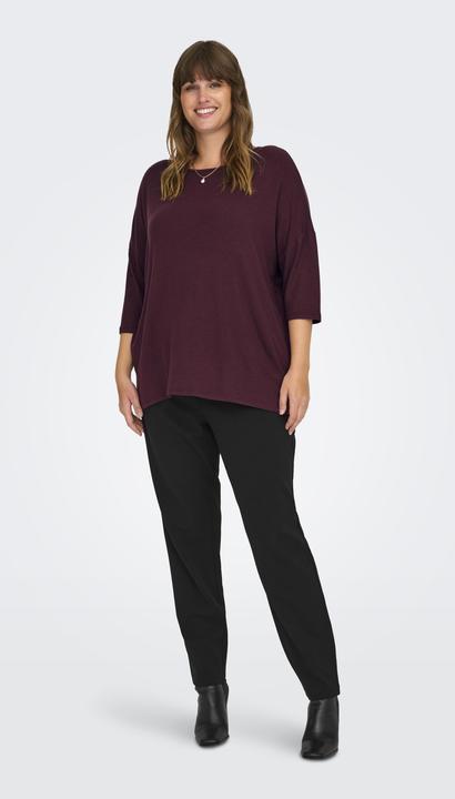 Actual product image Only Loose-fitting curvy top with 3/4-length sleeves Top (XL)