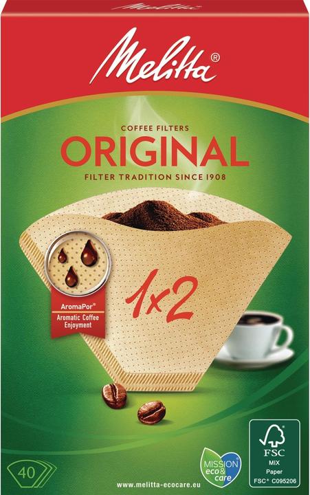 Produktbild Melitta Original 1x2 / 40 Stück