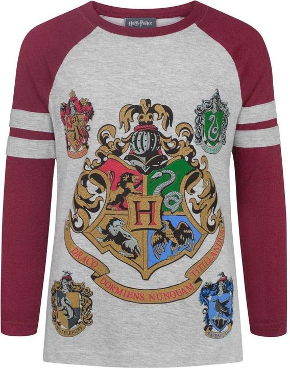 offizielles Mädchen Hogwarts Raglan TShirt (116)
