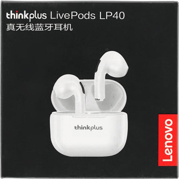 Actual product image Lenovo LP40 (No noise cancelling, 3 h, Wireless)