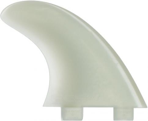 FCS M3 Natural Glass Flex Tri Fin Set
