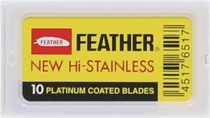 Actual product image Feather Razor blades (10 pieces), double edge (10 x)