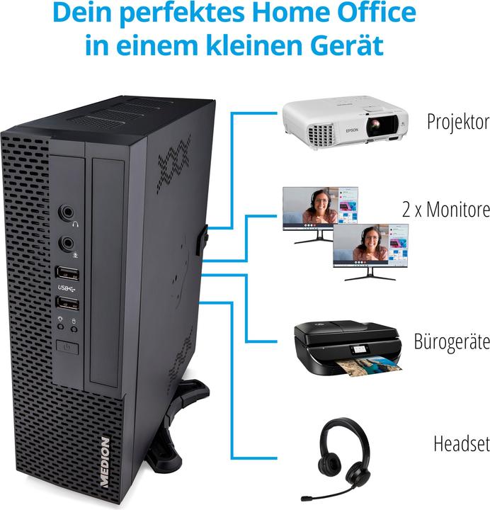 Produktbild Medion Akoya S23002 (Intel Core i5-6287U, 8 GB, 512 GB)
