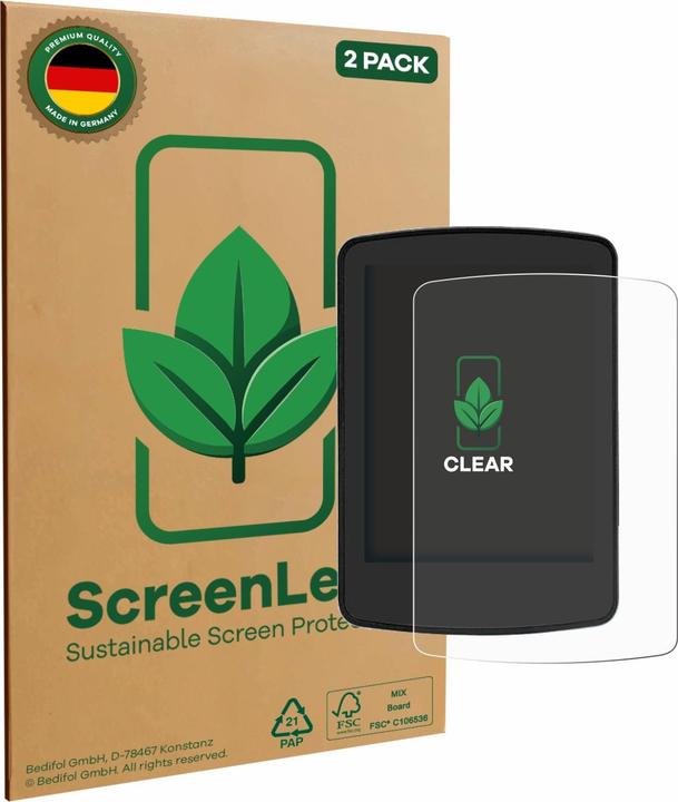 Image du produit ScreenLeaf Film de protection d'écran, Protection d'écran Écologique, Clear, Anti-Rayures