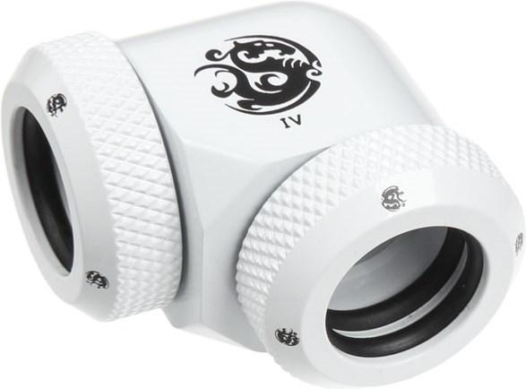 Bitspower Multi-Link Adapter 90 Grad 12mm AD auf 12mm AD Hardtube