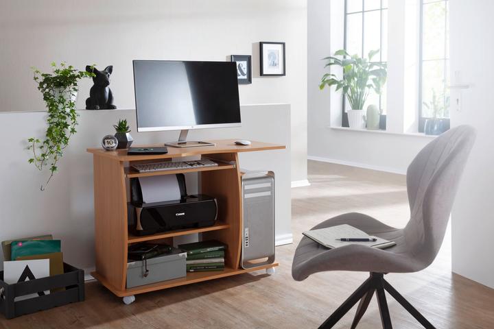 Produktbild FineBuy Schreibtisch Computertisch Holz furniert Buche