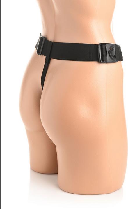 Actual product image Master Series Bum-Tastic 28X Silicone Anal Plug with Harness & Remote Control