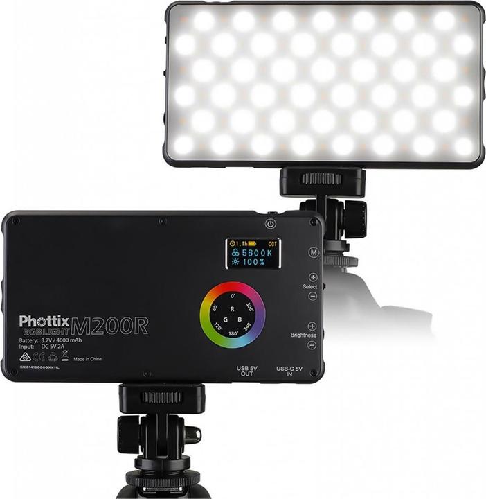 Actual product image Phottix M200R RGB (Video light)
