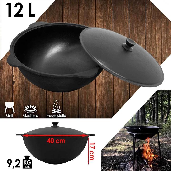 Produktbild Cheffinger Utschak Campingofen mit Kazan und Zubehör