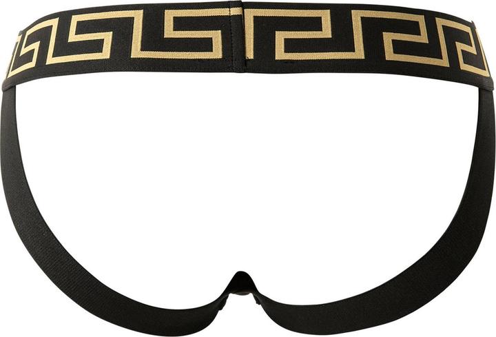 Image du produit Versace Underpants Jock Strap Jersey Topeka Bi-Stretch Cotton Organic New Logo (L, Une unité par pack)