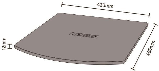 Actual product image Cozze Pizzastein für 17 inch Pizzaofen CLASSIC