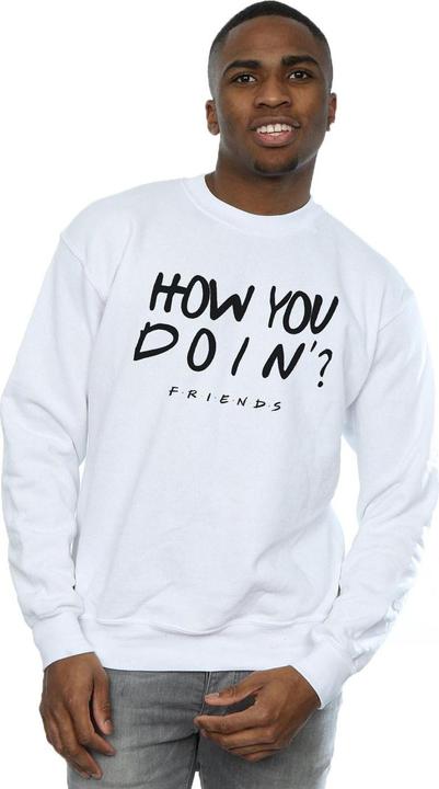Friends How You Doin? Boyfriend Fit Sweatshirt