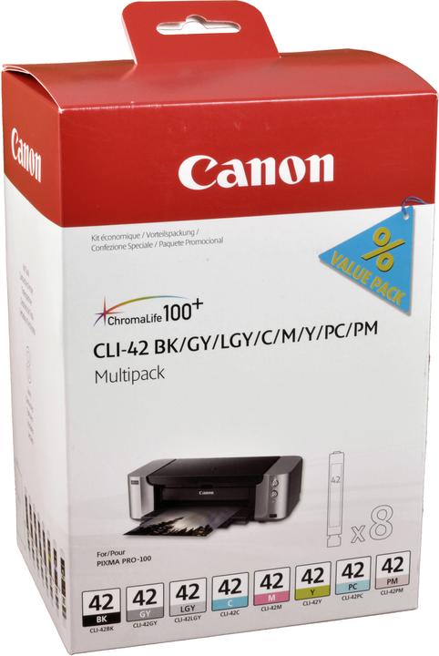 Immagine prodotto Canon Cli-42 (M, PREMIER, GY, LGY, FC, C, Y, PC)