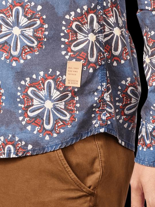 Immagine prodotto Scotch & Soda Washed Poplin Shirt Long Sleeve Blue (L)