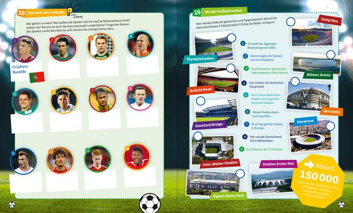 Produktbild Tessloff Rätseln und Stickern: Fussball (Deutsch, Janina Michna, Anja Starigk, 2016)