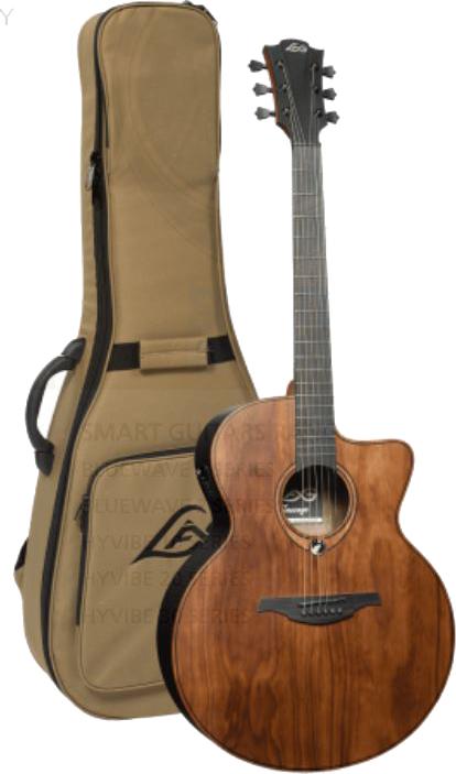 Immagine prodotto Lâg Guitars Sauvage Jumbo (Chitarra occidentale, Palissandro, Khaya, Grafite, Brankowood)