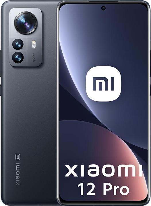 Actual product image Xiaomi 12 Pro 5G (256 GB, Grey, 6.73", Dual SIM, 50 Mpx, 5G)
