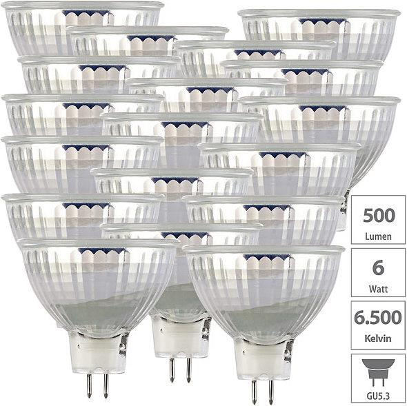 Produktbild Luminea 18er-Set LED-Spot (GU5.3, 6 W, 500 lm, 18 x, F)