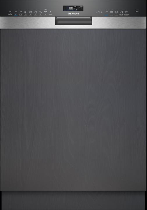 Produktbild Siemens iQ500, Teilintegrierter Geschirrspüler, 60 cm, Gebürsteter Stahl, SN55ES12CE