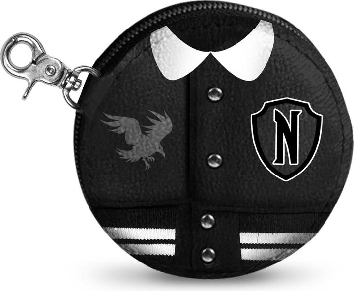 Karactermania MERCREDI - Oxford Varsity - Porte-Monnaie Cookie Casual '8,7x2,3cm'