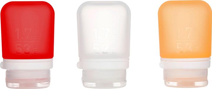 humangear 071102 GoToob+ 3er Pack transp./rot/orange (Flüssigkeitsbeutel)