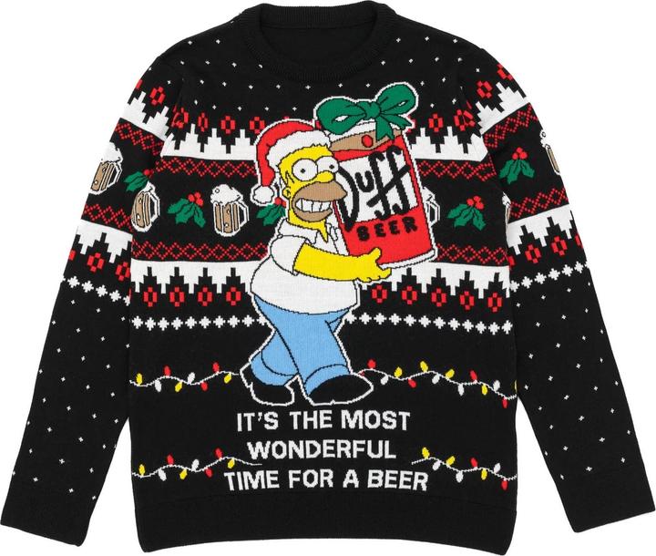 Immagine prodotto The Simpsons Maglione Natale Homer Simpson Uomo (XL)