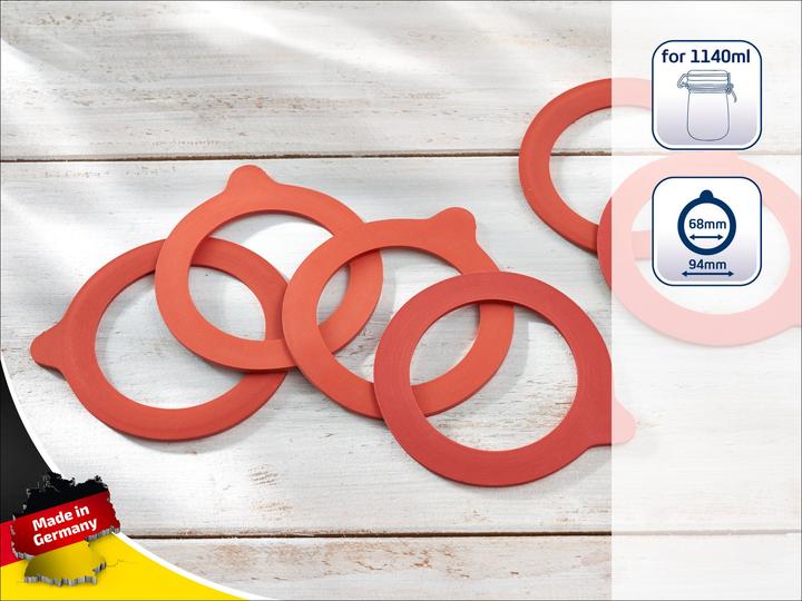 Actual product image Leifheit Spare rubber rings (6 pcs., 1.14 l)