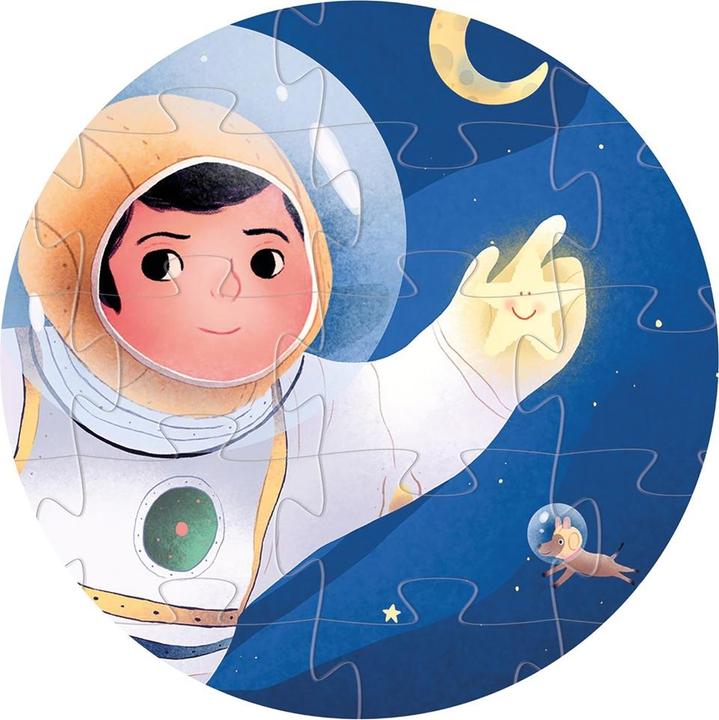Produktbild Djeco Puzzle Astronaut auf dem Mond 36 Teile (36 Teile)