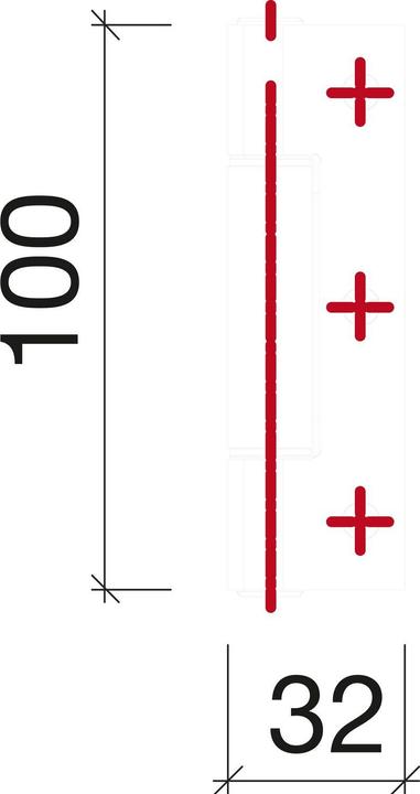 Produktbild Sentiotec Saunaglastürband DH-GW-SZ schwarz, eckig, Glas - Holz