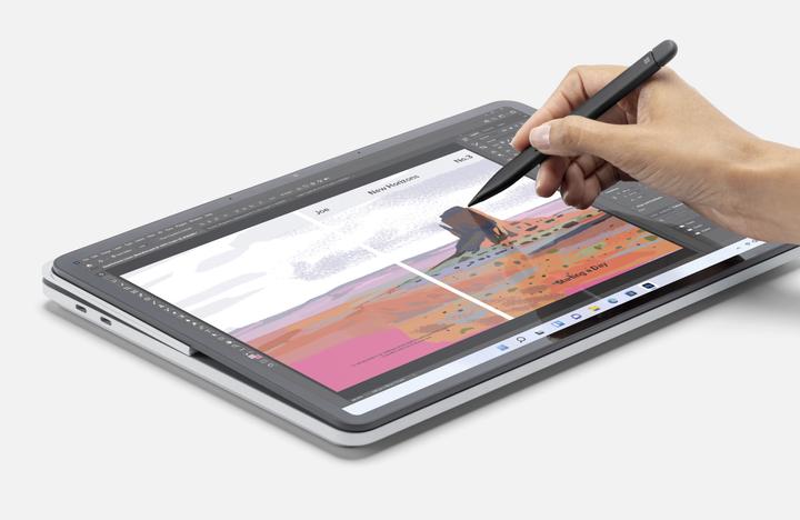 Immagine prodotto Microsoft Surface Laptop Studio (14.40", Intel Core i7-11370H, 16 GB, 512 GB, DE)