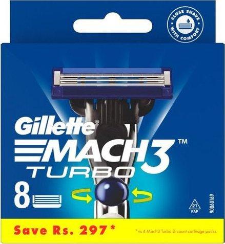 Produktbild Gillette Mach3 Turbo (8 x)