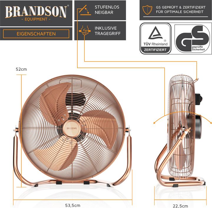 Actual product image Brandson Wind machine (76 dB)