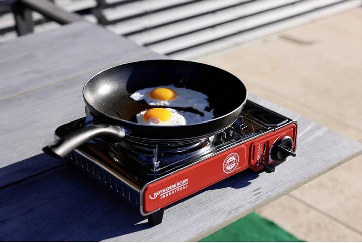 Produktbild Rothenberger Industrial Gas Camping Kocher Deluxe RS 220 1500004233 Edelstahl