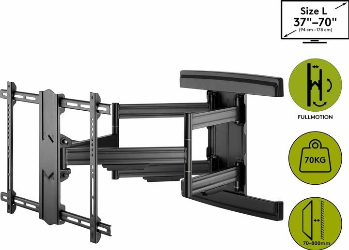 Actual product image Goobay Per Fullmotion (Wall, 70", 70 kg)