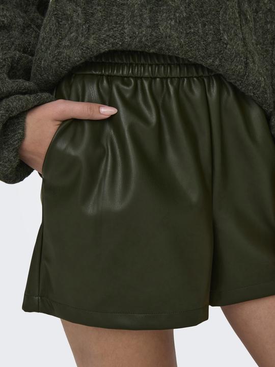 Image du produit JdY JDYALAIA Taille moyenne Coupe normale Short en similicuir Short en similicuir (M)