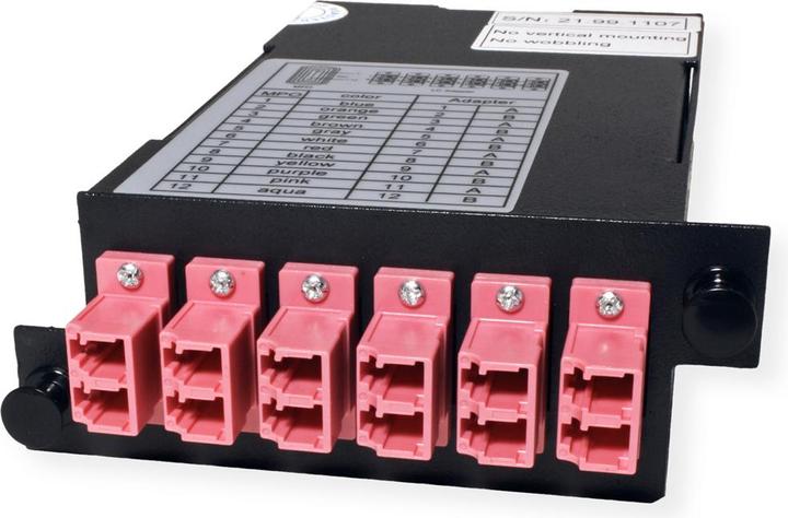 Produktbild Value MPO-Modul, MPO ST/12x LC BU (S/UTP, CAT7, 0.13 m)