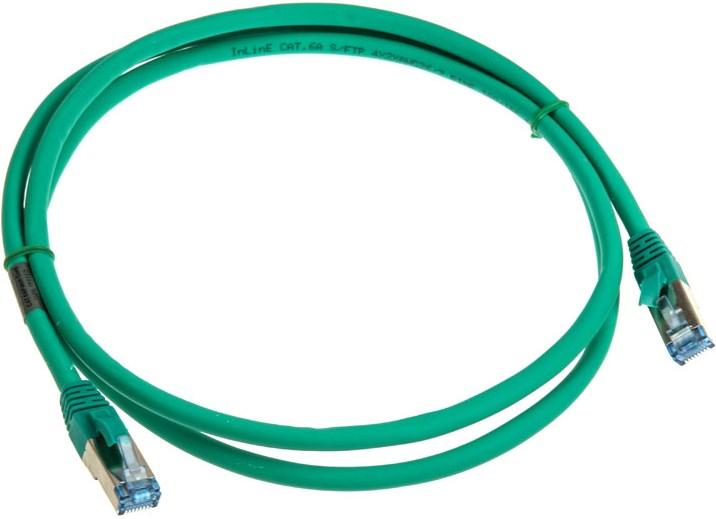 Actual product image InLine Patch cable Cat.6A, S/FTP (PiMf), 500MHz (S/FTP, CAT6a, 1.50 m)
