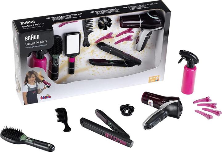 Actual product image Theo Klein Hairdressing set brown Mega Set