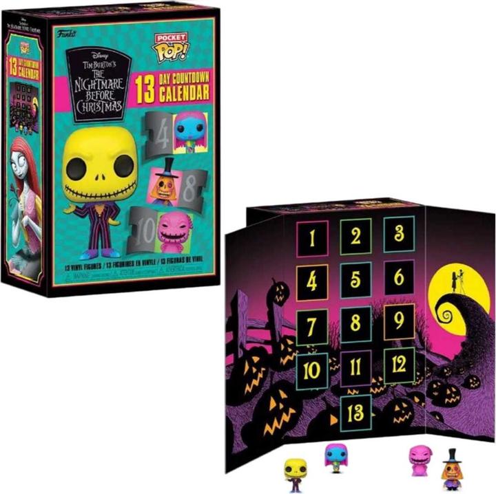 Actual product image Funko Nightmare Before Xmas 13 Days Black Light