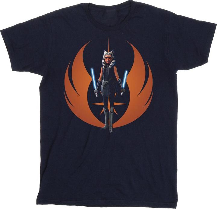 Star Wars Clone Wars Ahsoka Rebel Pose TShirt Jungen